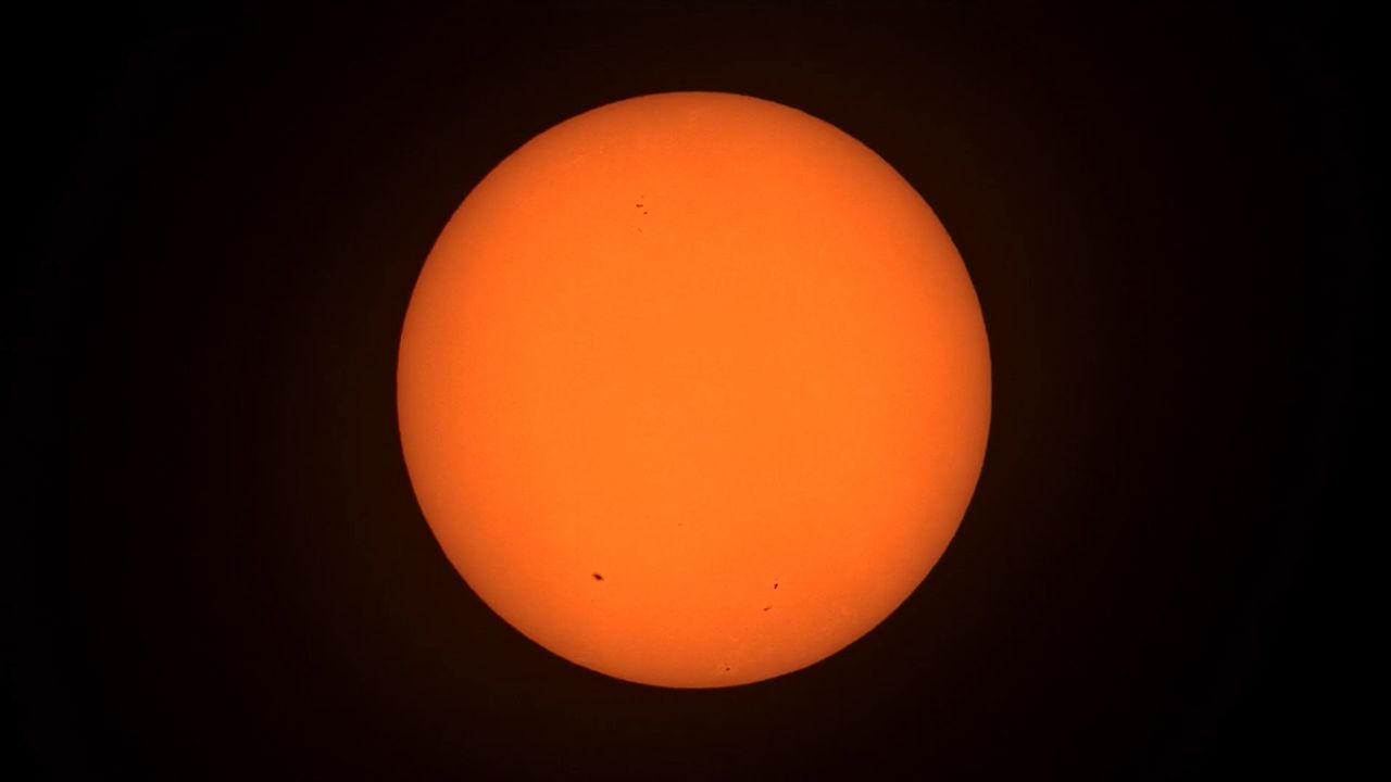 The sun photographed with the ZWO Seestar S50 smart telescope