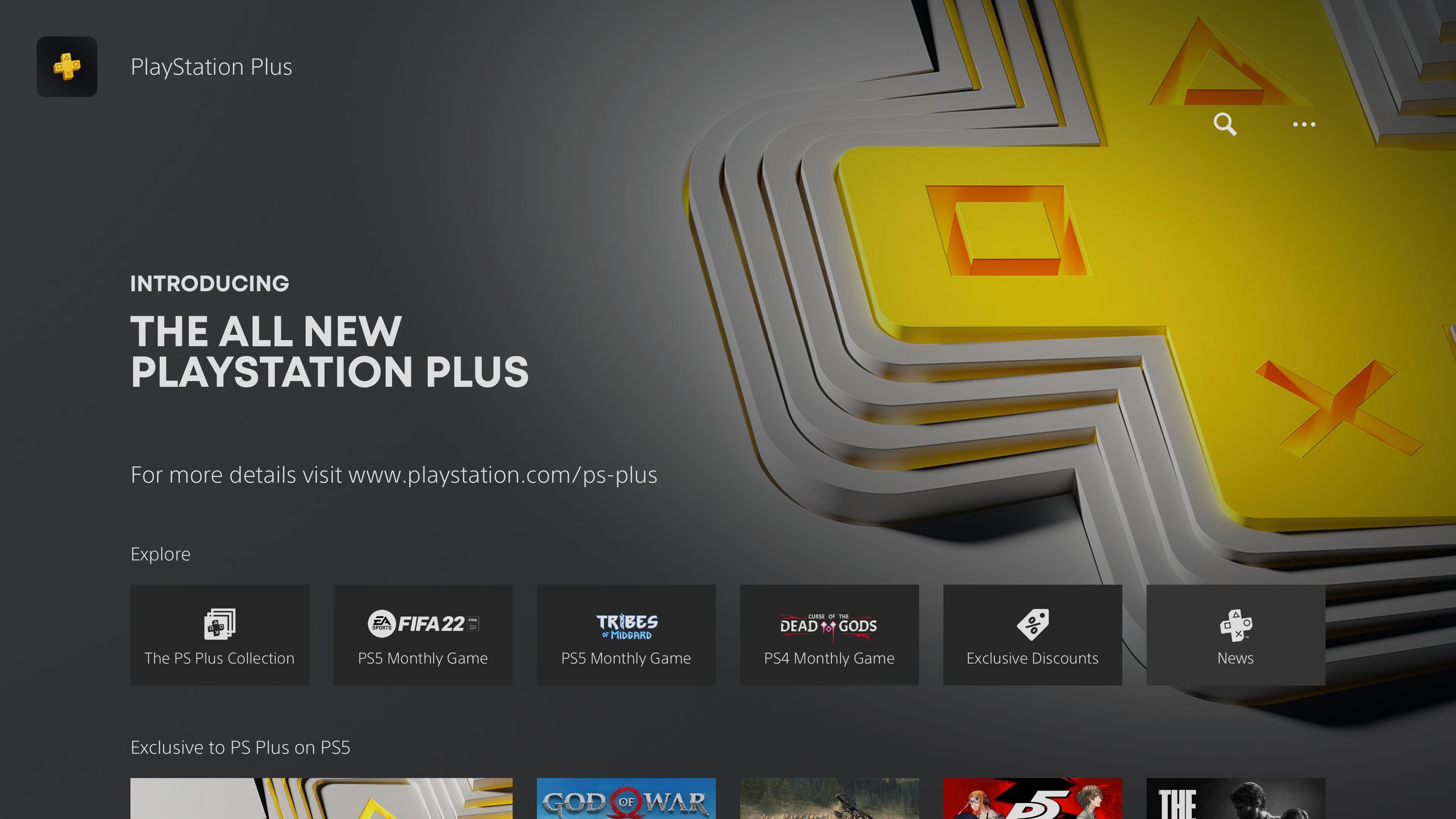 Introducing the all-new PlayStation Plus