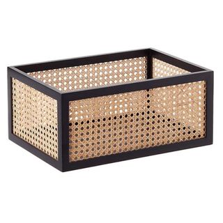 The Container Store Artisan Rattan Cane Bin
