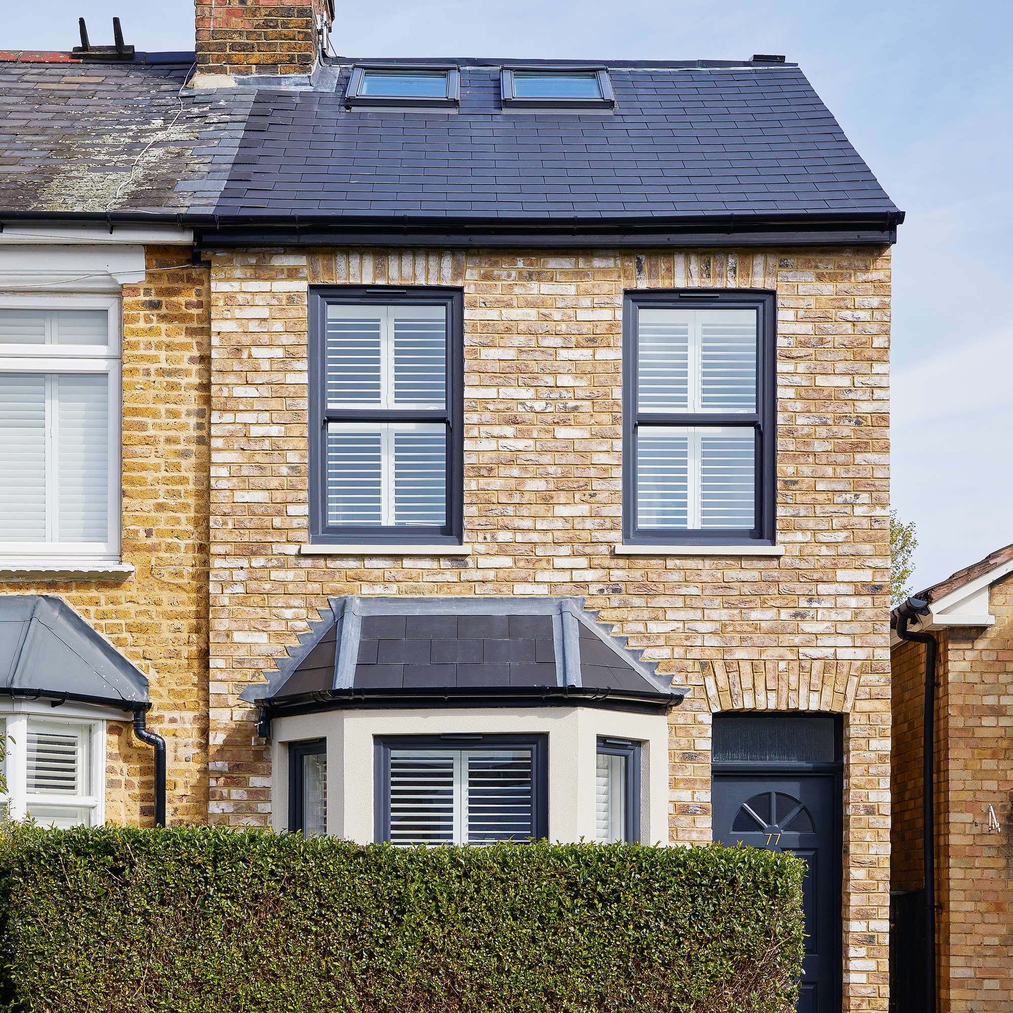 the front elevation of a newly renovated property