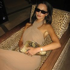 An image of @piamance wearing the biggest animal-print trends for 2026. 