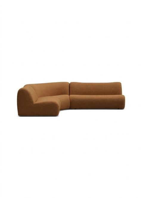 1977 Modular Curved Corner Sofa in Leura S Caramel