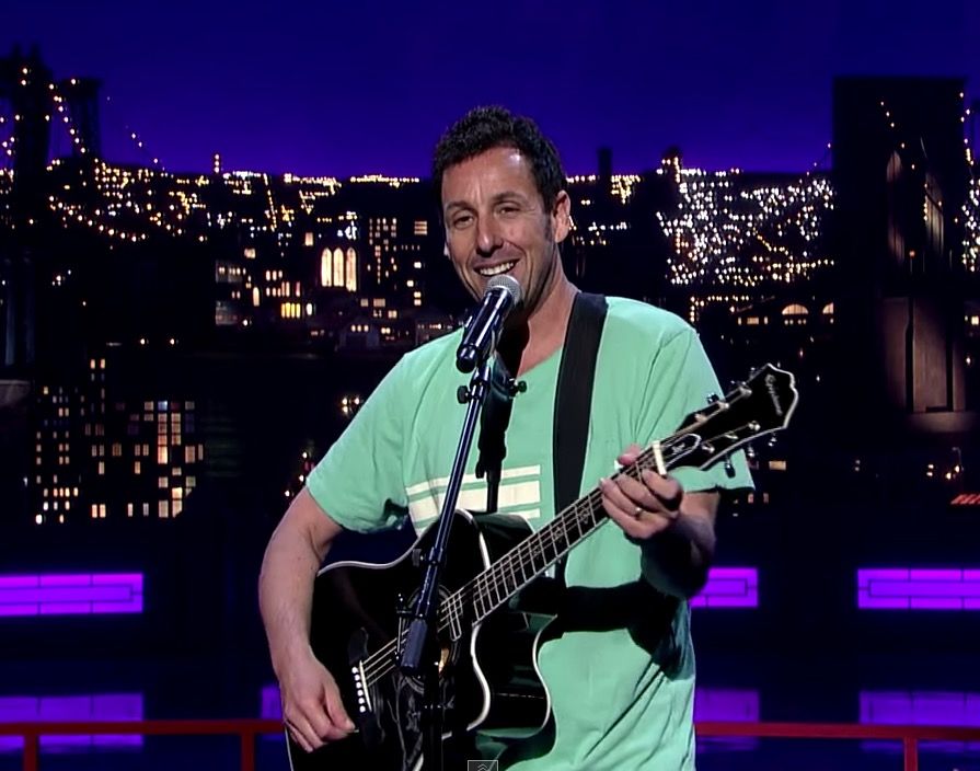 Adam Sandler has a farewell song for Letterman