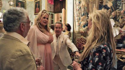 the white lotus season 2 still with jennifer coolidge