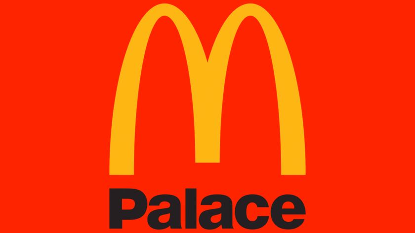 Logo for the new McDonald&#039;s x Palace collab