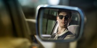 Ansel Elgort looking cool in Baby Driver