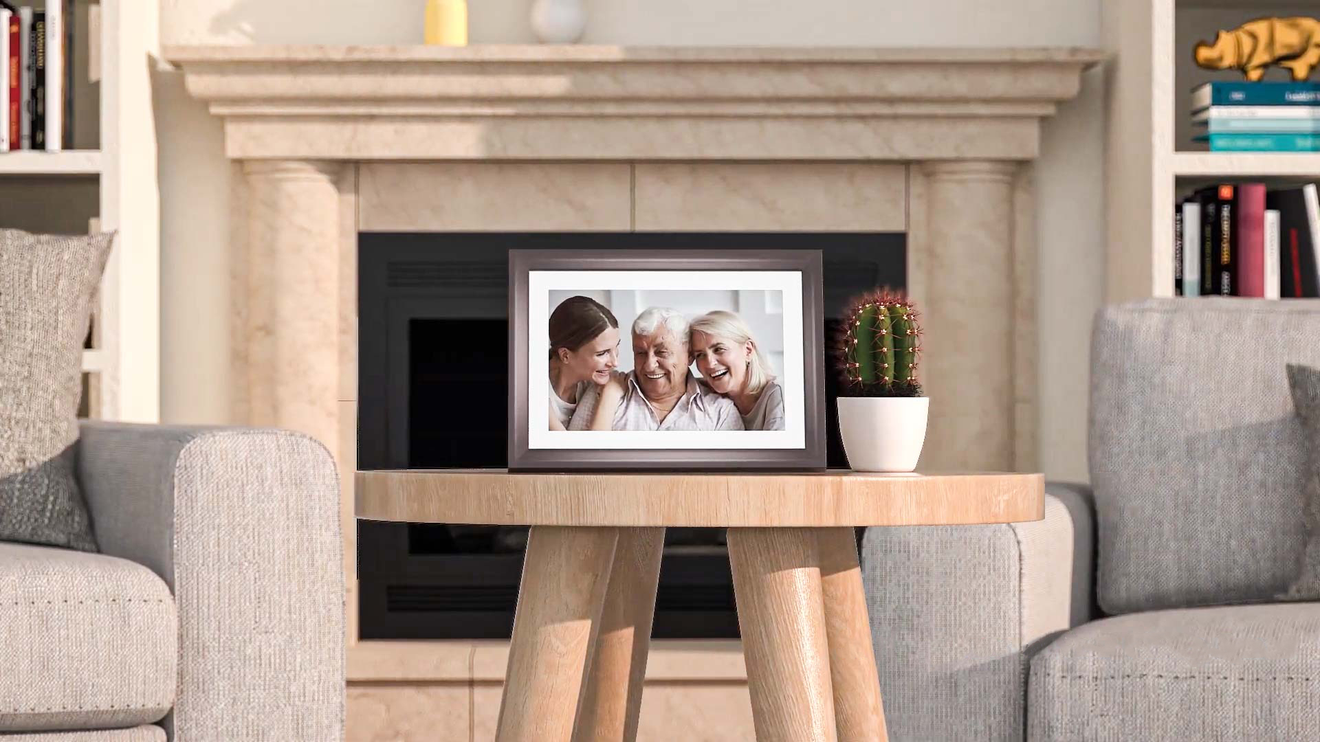 Dragon Touch Battery-powered Digital Picture Frame with Wi-Fi