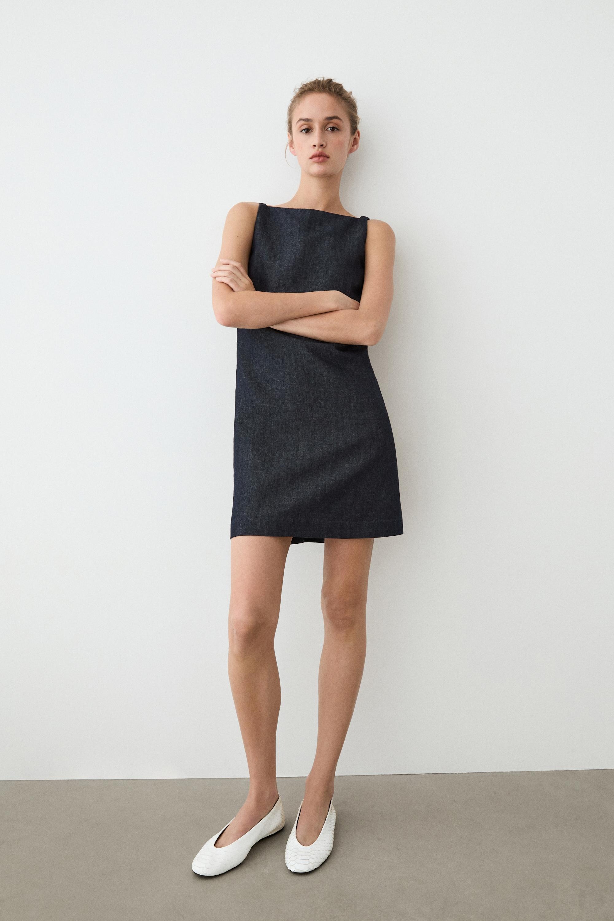 Massimo Dutti, Denim Mini Dress