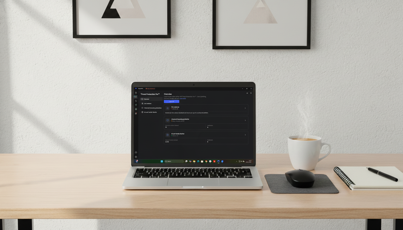 NordVPN in dark mode running Threat Protection Pro