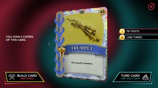 Trumpet collectable card