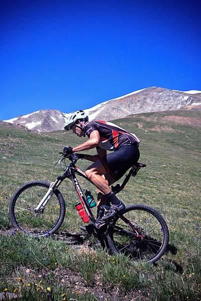 Travis Brown is not far behind Jeremiah Bishop in the solo men's category.