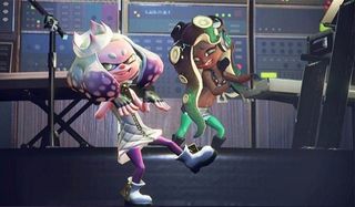 Pearl and Marina ring in the Splatfest