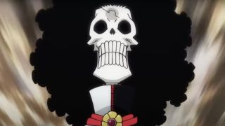 Brook the living skeleton in One Piece anime