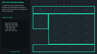 CSS Grid Template Builder