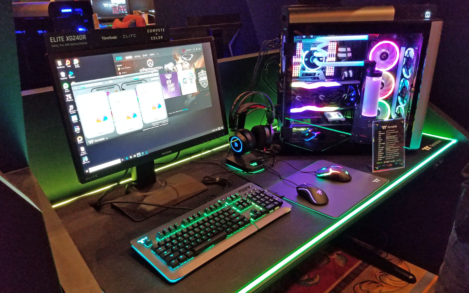 Thermaltake - Best RGB Gaming Desk