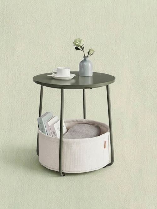 Small Round Side End Table