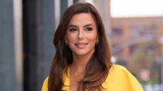 Eva Longoria arrives to "The View" at ABC Studios on April 22, 2025 in New York City