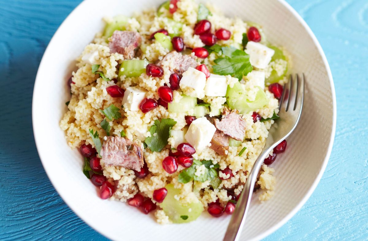 Couscous and pomegranate salad Dinner Recipes GoodtoKnow