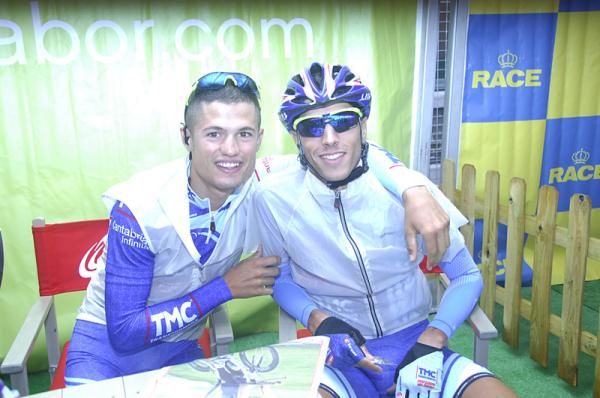 Davide Vigan&ograve; and Eros Capecchi (Fuji-Servetto)
