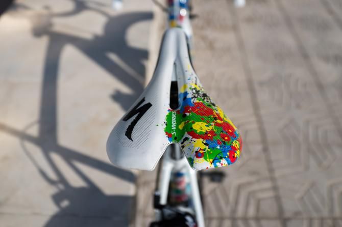 Michal Kwiatkowski's unique saddle colours for 2015