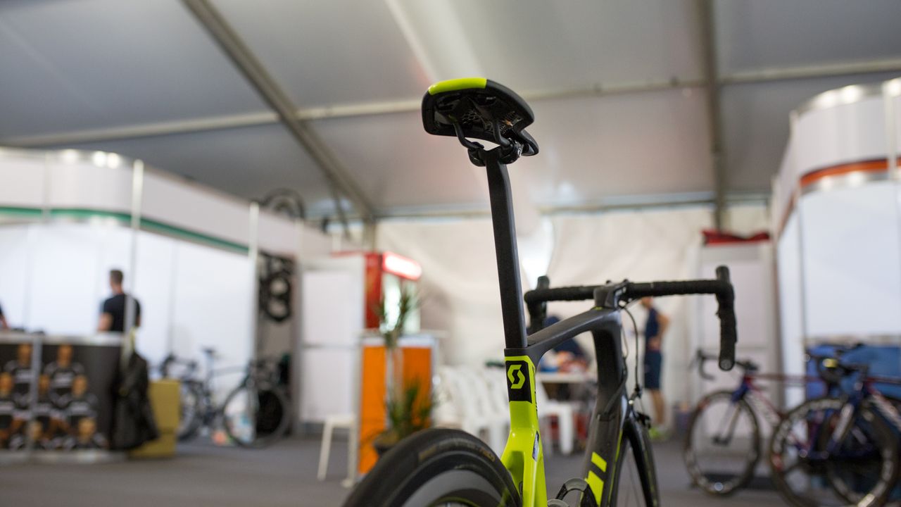 Plenty of seat post for Howson