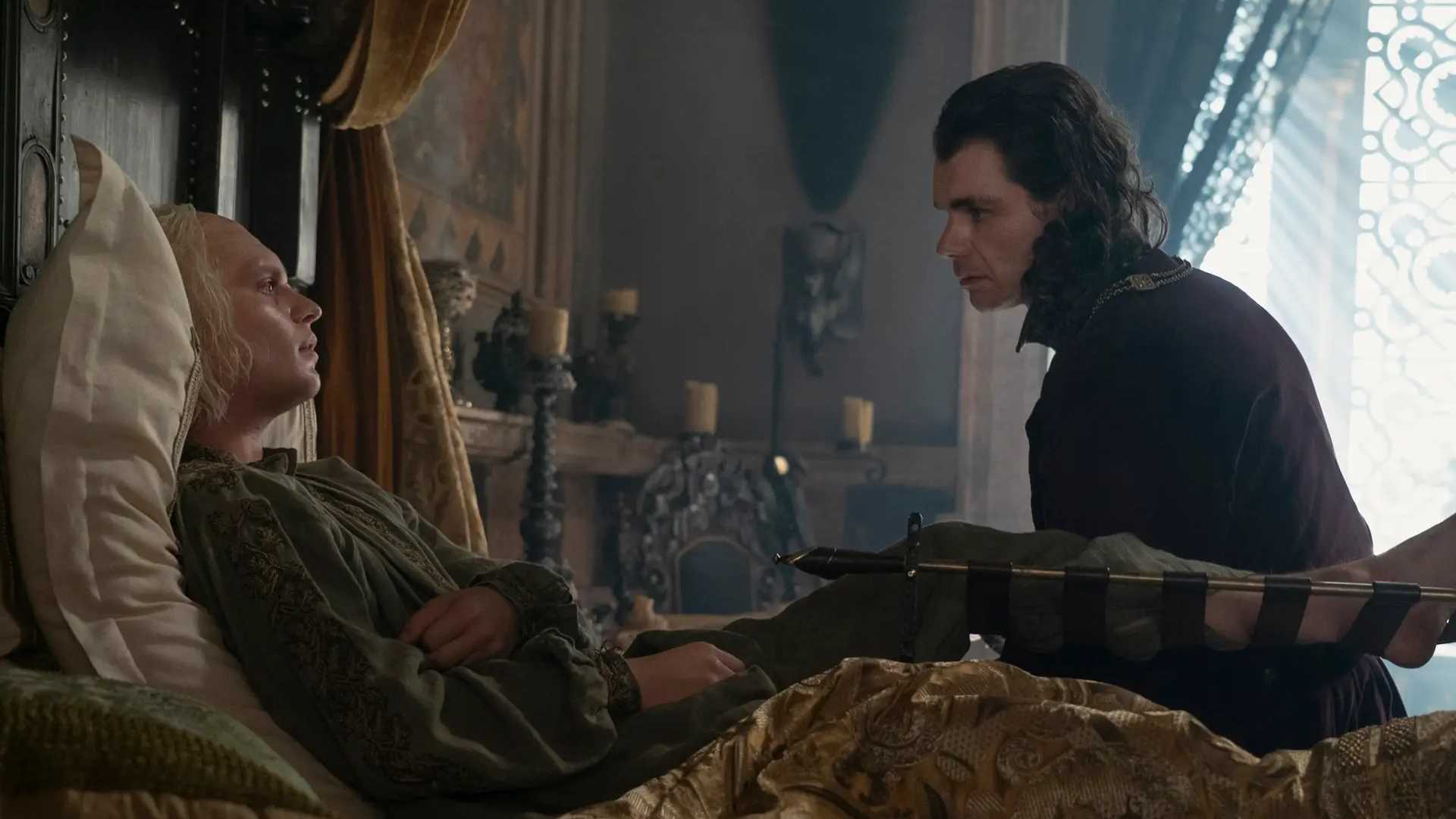 Aegon and Larys in House of the Dragon