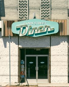 Clark Street Diner facade, Los Angeles