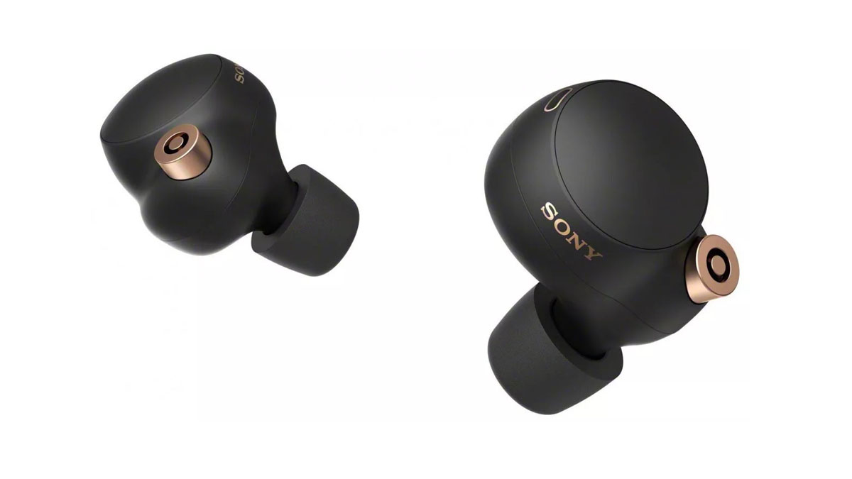 The best true wireless earbuds of 2021, the sony wf-1000xm4 in black with rose gold accents