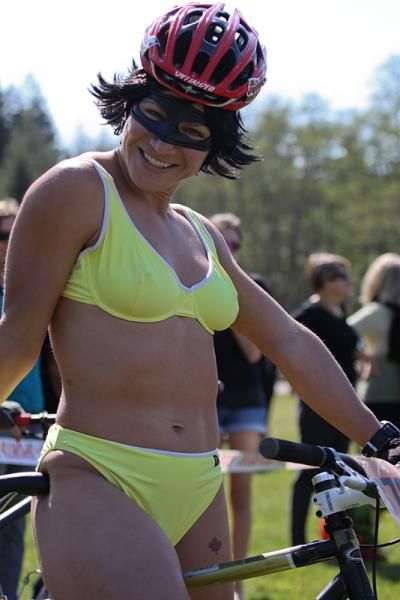 Racers wore just about anything... or almost nothing.