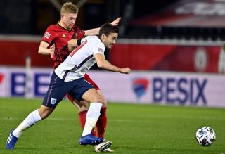Harry Winks, right, started against Belgium in the Nations League but misses out