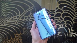 The HTC U11 has a shiny glass back