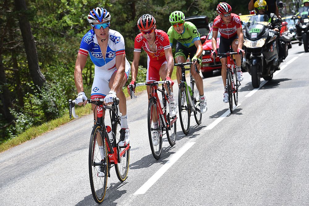 The early breakaway from stage 20
