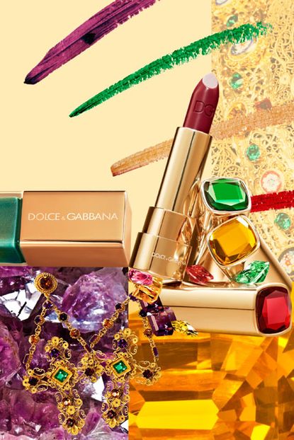 Dolce & Gabbana's Sicilian Jewels make-up moodboard inspiration behind the collection