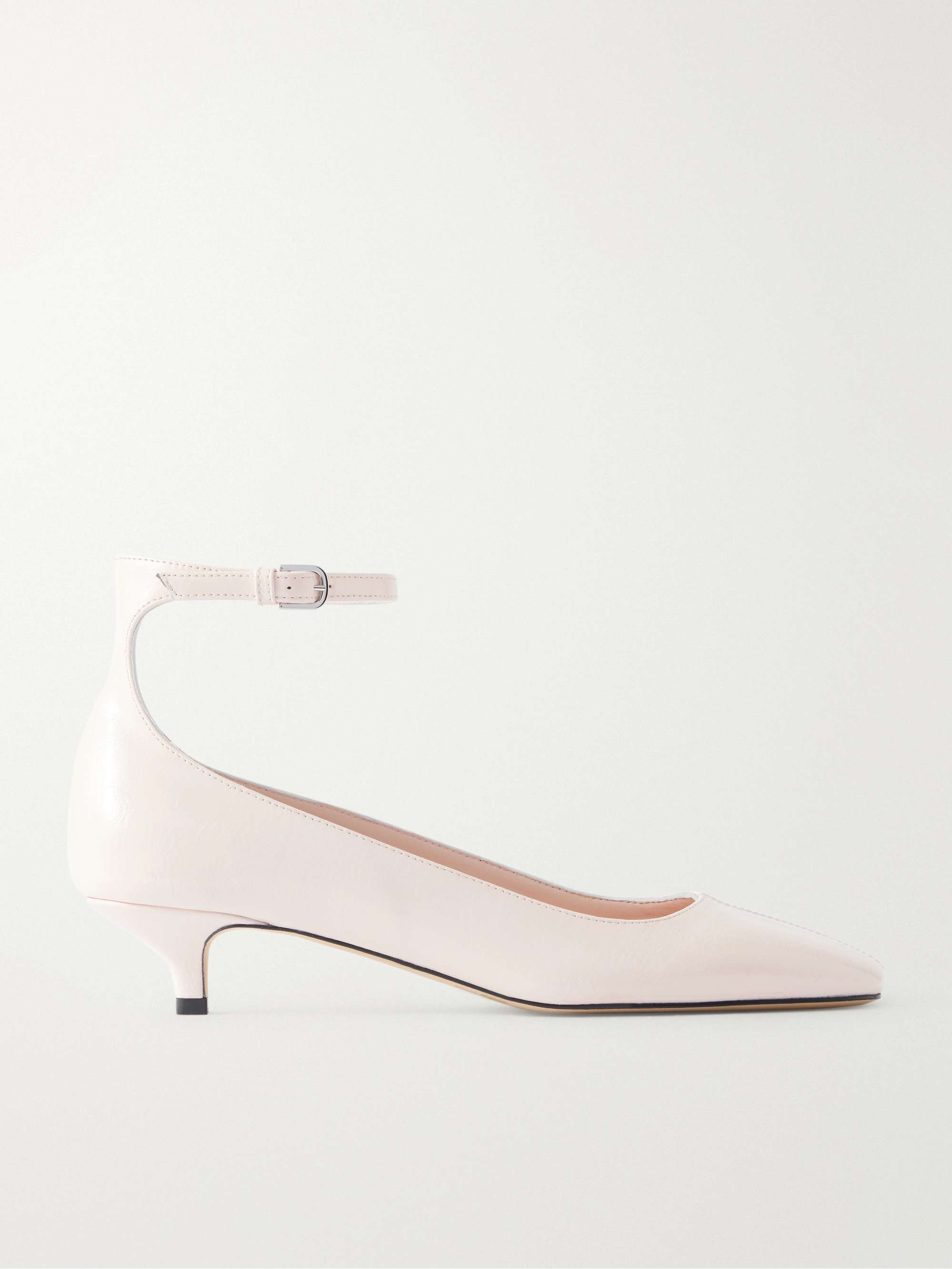 Glossed-Leather Pumps