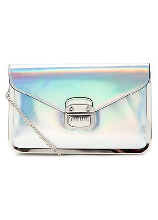 New Look holographic box bag, £10