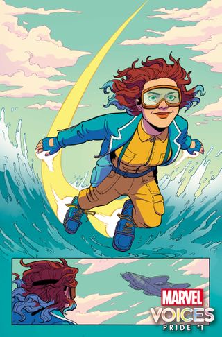 Escapade art by Ro Stein and Ted Brandt, with colors by Tamra Bonvillain