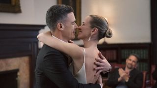 Scola and Nina share a kiss at their wedding in CBS' FBI Season 8x11