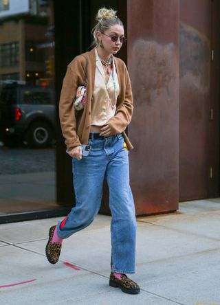 Gigi Hadid is seen in New York City in 2022