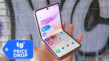 Galaxy Z Flip 8 held in hand