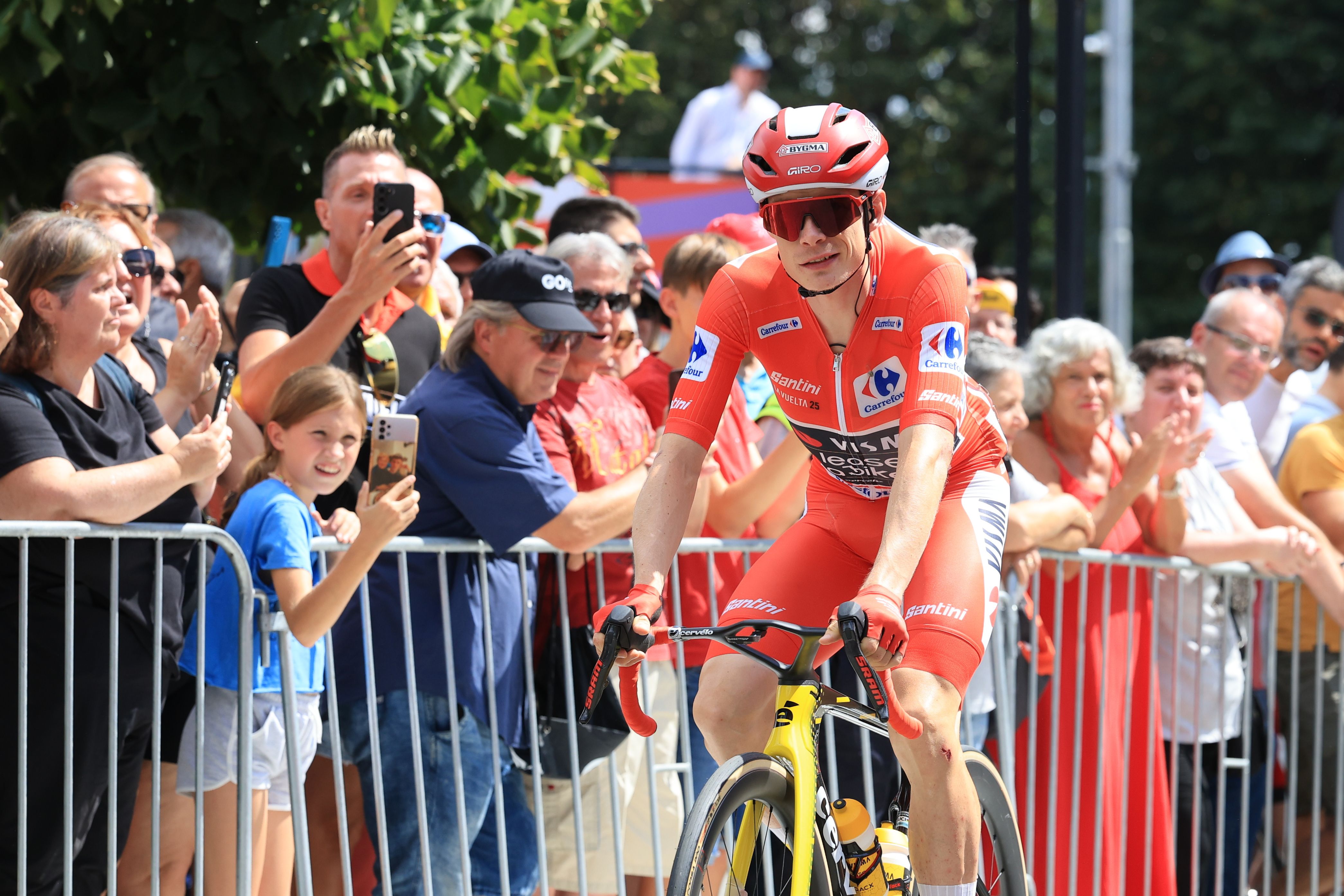 La Vuelta Cycling Race, Stage 3, Turin, Italy - 25 Aug 2025Jonas Vingegaard (DEN); 25th August 2025, Turin, Italy; 2025 UCI La Vuelta Cycling Race, Third Stage from San Maurizio Canavese to Ceres.By: Pierre Teyssot/Action Plus/Shutterstock
