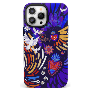 Casely iPhone 14 Pro Case | Viva La Vida | Frida Kahlo Collage Case (Bold + Compatible with MagSafe)