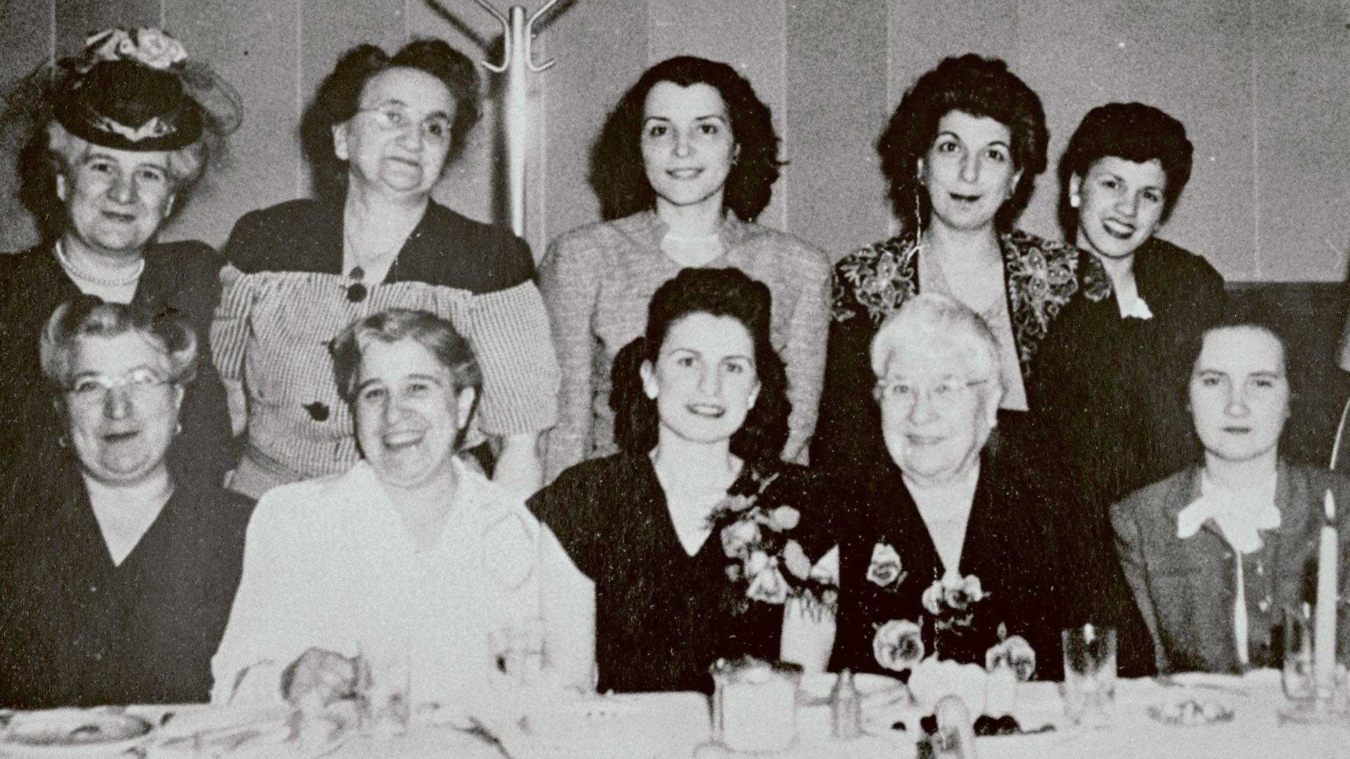 Black and white photo of women through the generations from Lucinda Scala Quinn&#039;s family