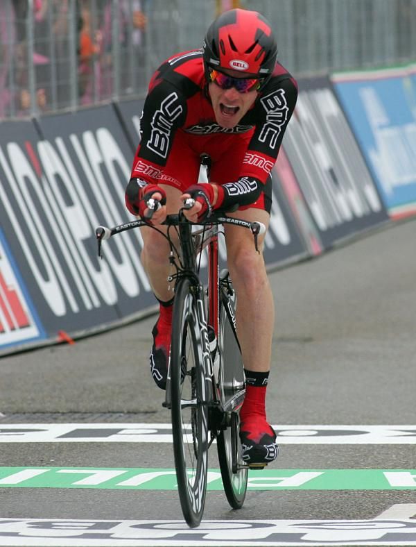 Brent Bookwalter (BMC Racing Team) crosses the finish line