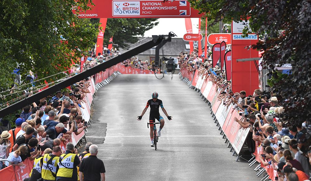 Connor Swift celebrates his victory