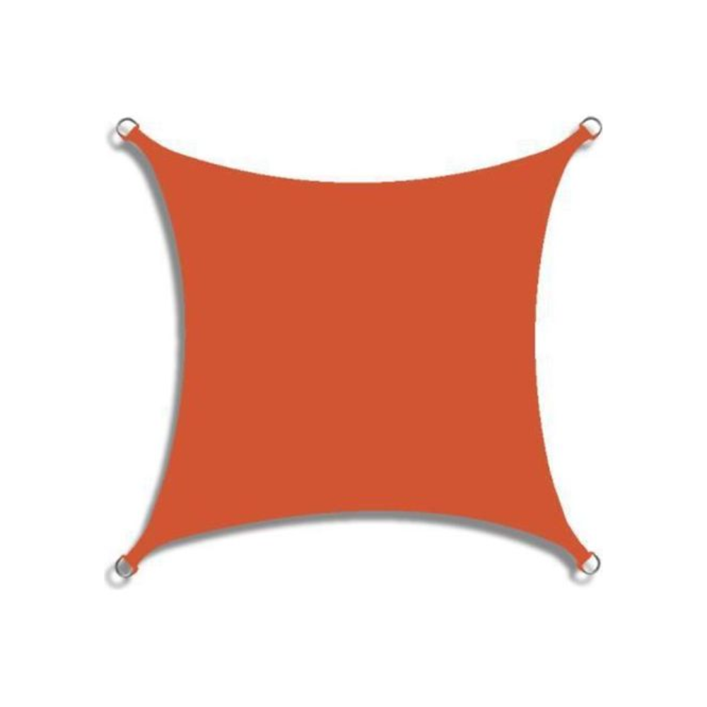 shade sail in orange