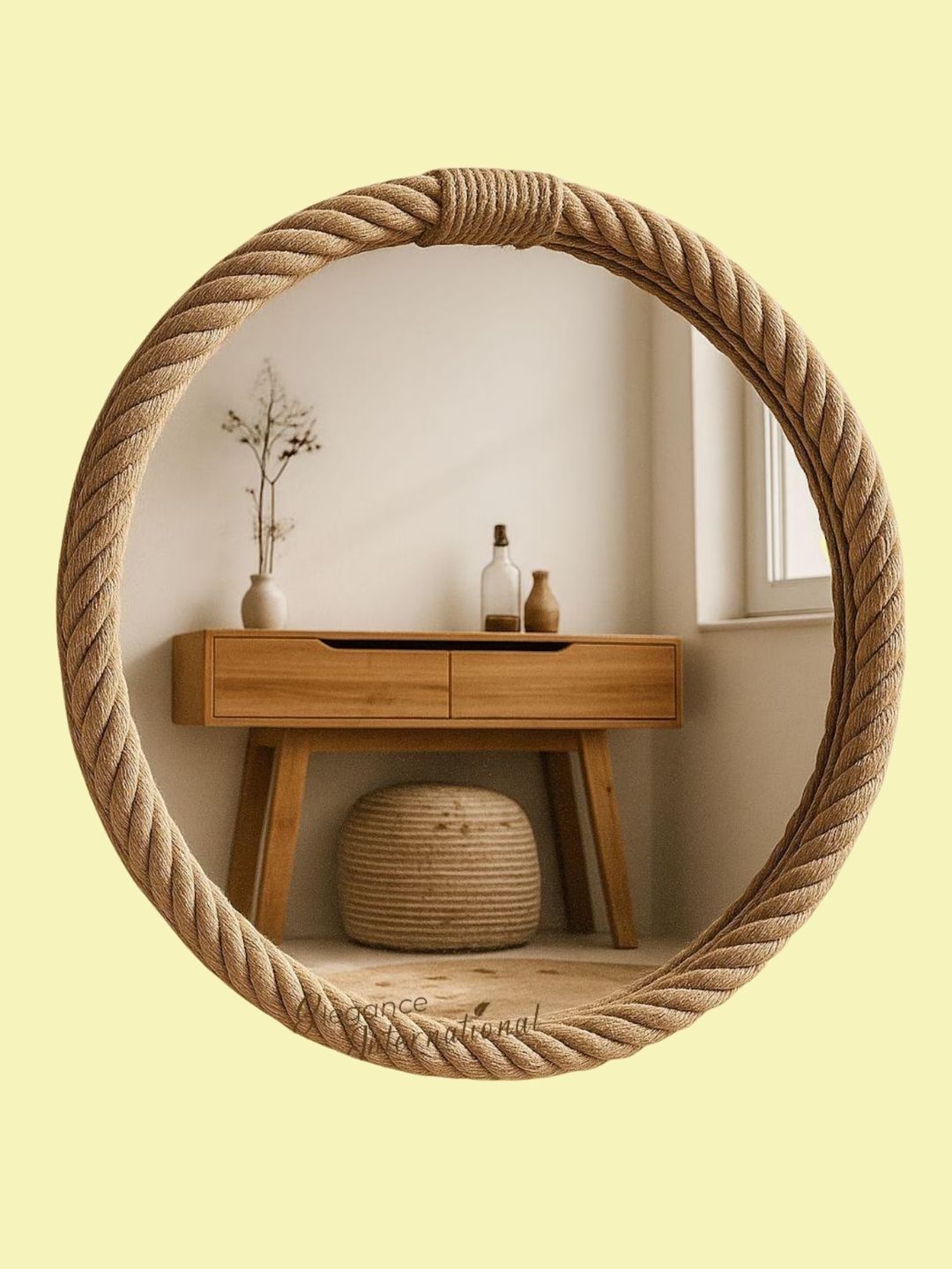 TheKingBiz, Nautical Round Rope Mirror