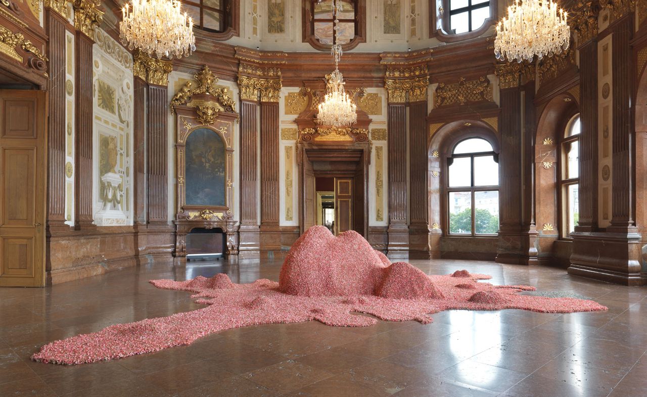 Ernesto Neto&#039;s &#039;Aru Kuxipa, Sacred Secret&#039; is on view at TBA21 in Vienna. Pictured: O tempo lento do corpo que é pele, 2004