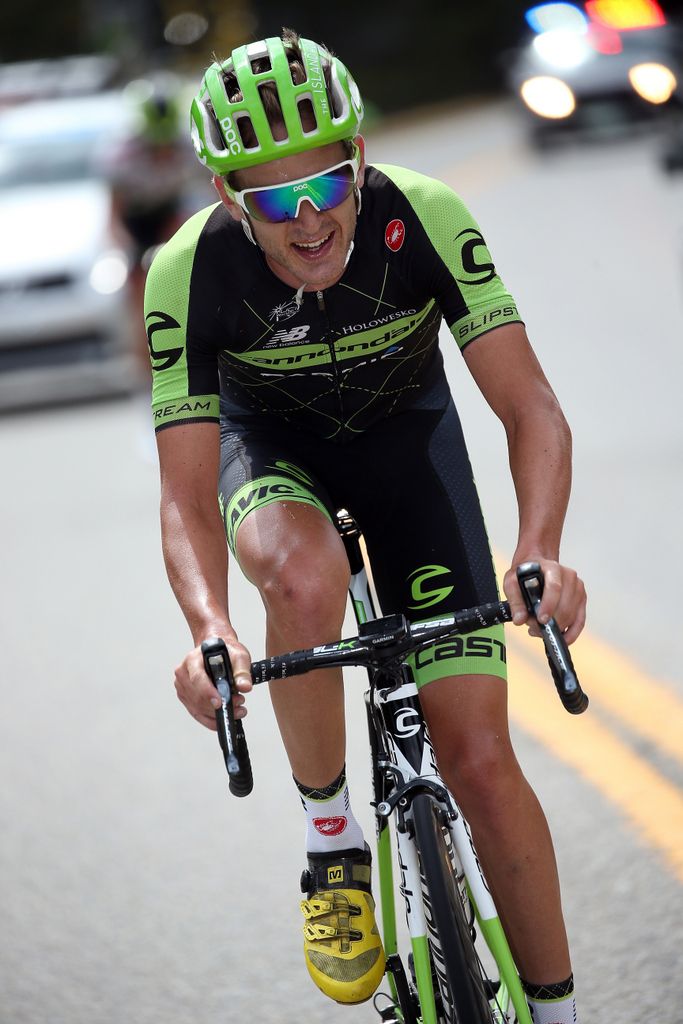 Nathan Brown (Cannondale-Garmin) on the attack