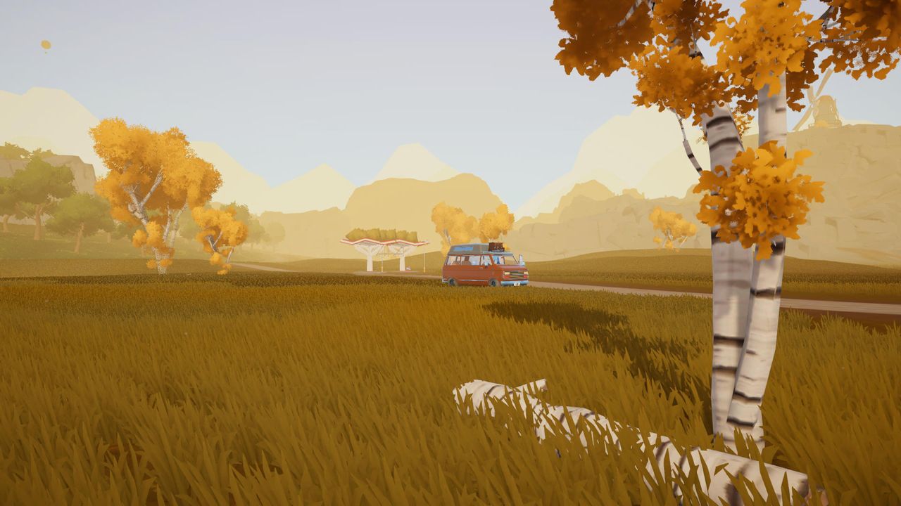Screens of a camper exploration game in Unity