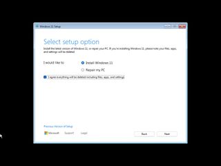 Setup install options